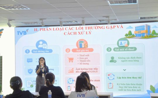 IVB tổ chức tập huấn về kiểm soát hóa đơn, chứng từ và quản lý chi phí