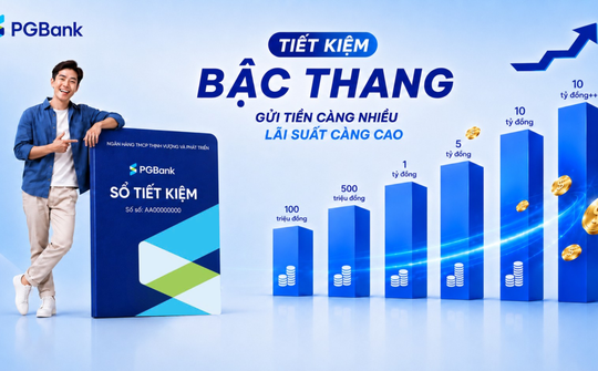 PGBank ra mắt sản phẩm tiết kiệm bậc thang, tối ưu lợi suất tiền gửi