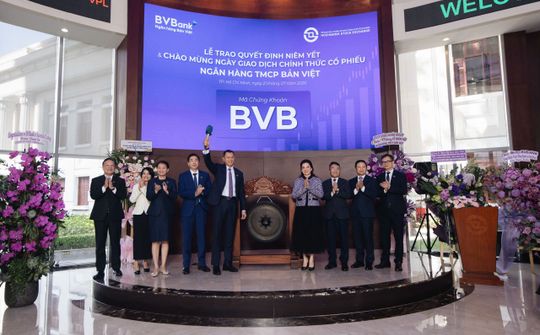 BVBank chính thức niêm yết hơn 640 triệu cổ phiếu BVB trên sàn HoSE