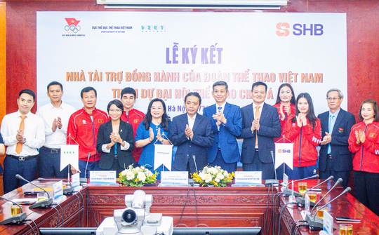 SHB trở thành Nhà tài trợ đồng hành của Đoàn Thể thao Việt Nam tại ASIAD 2026