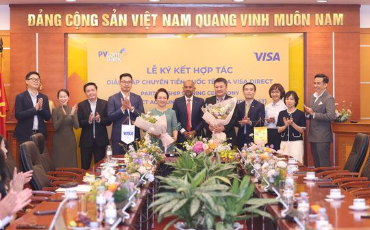 PVcomBank hợp tác Visa triển khai giải pháp chuyển tiền qua Visa Direct