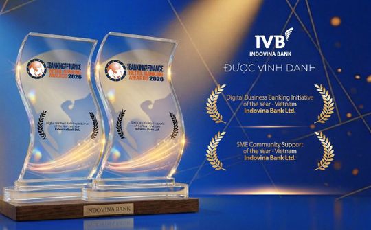 IVB nhận hai giải thưởng quốc tế tại Asian Banking & Finance Awards 2026
