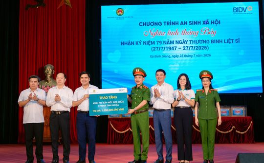 BIDV tổ chức chương trình an sinh xã hội "Nghĩa tình tháng Bảy" tại Ninh Bình