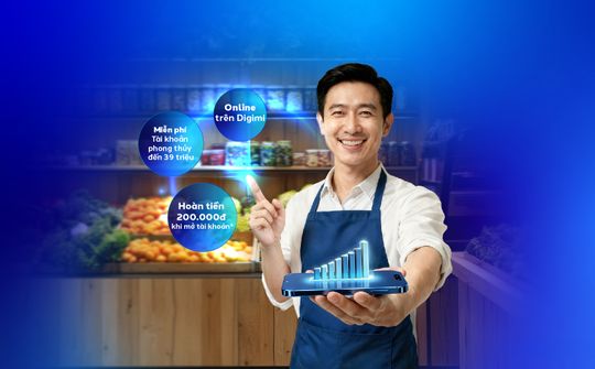 BVBank thúc đẩy giải pháp số hóa dành cho hộ kinh doanh với ưu đãi hoàn đến 200.000 đồng khi mở tài khoản hộ kinh doanh