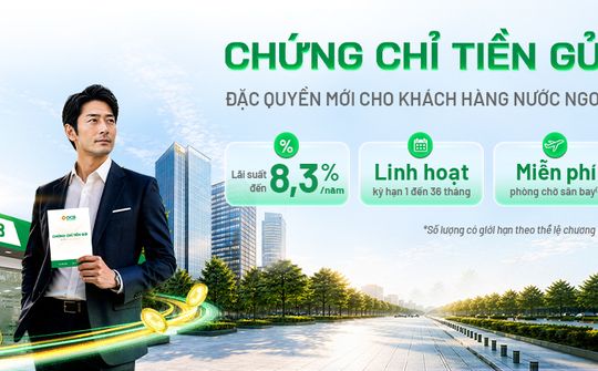OCB mở rộng ưu đãi chứng chỉ tiền gửi cho cá nhân ngoại quốc