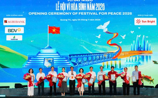 Agribank đồng hành cùng Lễ hội Vì Hòa bình 2026 tại Quảng Trị