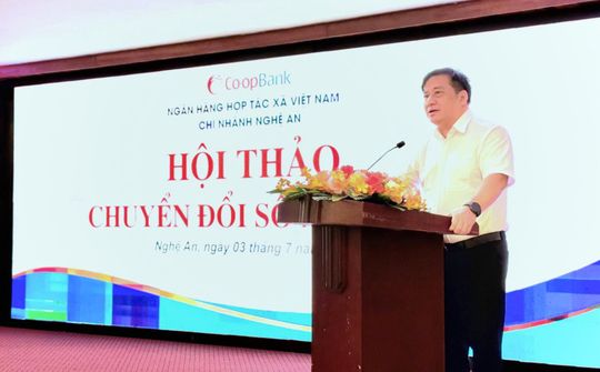 Co-opBank Chi nhánh Nghệ An tổ chức hội thảo chuyển đổi số năm 2026, đồng hành cùng QTDND