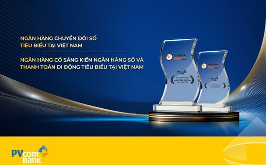 PVcomBank giành hai giải thưởng chuyển đổi số tại ABF Retail Banking Awards 2026