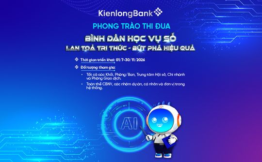 KienlongBank phát động phong trào “Bình dân học vụ số”