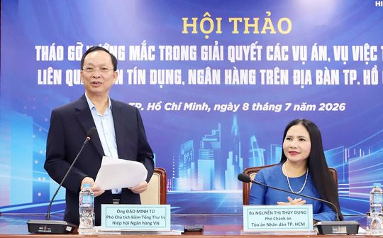 Đẩy nhanh tháo gỡ vướng mắc trong giải quyết các vụ án tín dụng, ngân hàng tồn đọng