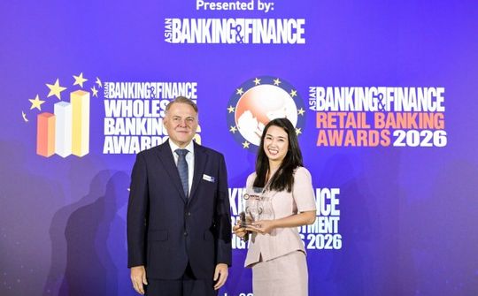Thẻ NCB Visa Tự Hào được vinh danh "Sáng kiến thẻ tín dụng của năm" tại Asian Banking & Finance Retail Banking Awards