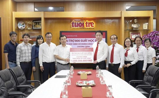 Agribank Phú Nhuận trao 1,6 tỷ đồng học bổng “Gieo mầm tri thức” năm 2026
