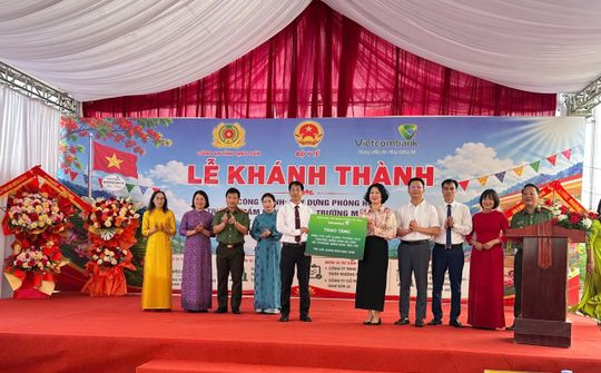 Vietcombank tài trợ xây hai công trình phòng học mầm non tại Lạng Sơn