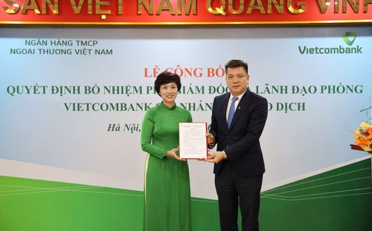 Vietcombank bổ nhiệm Phó Giám đốc Chi nhánh Sở giao dịch
