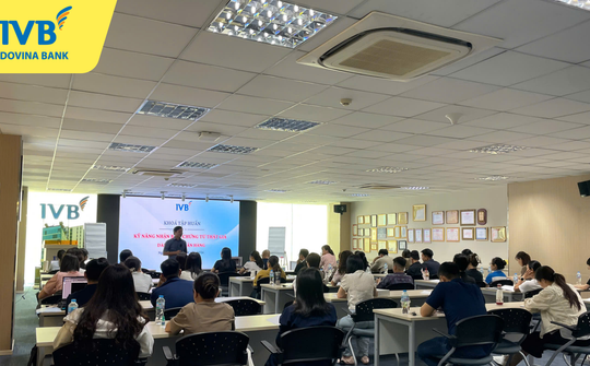 IVB tổ chức đào tạo "Kỹ năng nhận biết chứng từ thật giả" cho cán bộ nhân viên