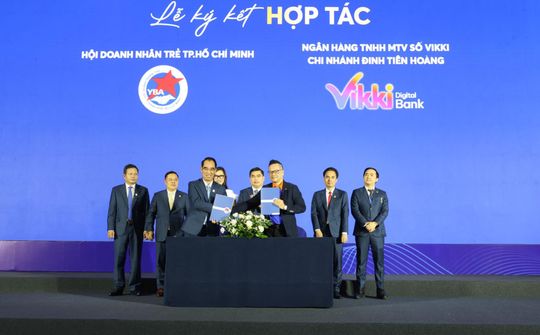 Vikki Digital Bank ký kết hợp tác với Hội Doanh nhân Trẻ TP.HCM