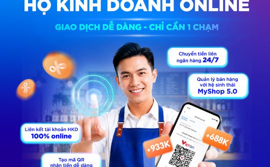KienlongBank triển khai tính năng giao dịch tài chính cho Hộ kinh doanh trên ngân hàng số