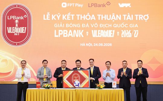 LPBank tiếp tục là Nhà tài trợ chính V.League 1 mùa giải thứ ba liên tiếp