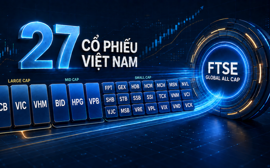Cổ phiếu 8 ngân hàng Việt Nam vào rổ chỉ số mới nổi của FTSE