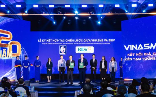 BIDV và VINASME ký kết hợp tác kết nối tài chính, xúc tiến cấp tín dụng trên nền tảng số
