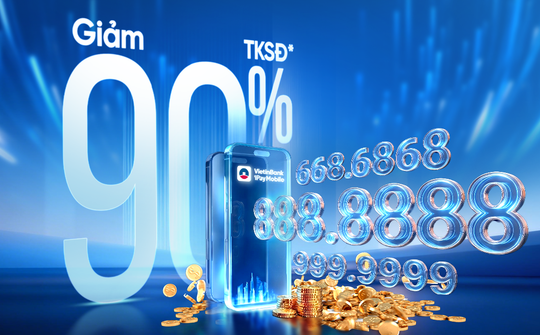 VietinBank giảm 90% giá tài khoản số đẹp