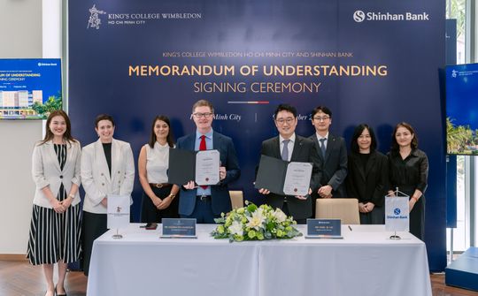 Ngân hàng Shinhan ký kết hợp tác chiến lược với Trường King's College Wimbledon TP.HCM