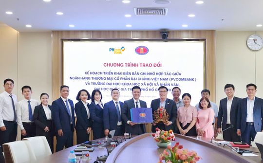PVcomBank mở rộng hợp tác với Trường Đại học Khoa học Xã hội và Nhân văn, ĐHQG-HCM