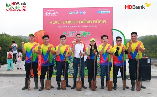 Vikki Digital Bank lan tỏa tinh thần xanh tại HDBank Green Marathon 2026