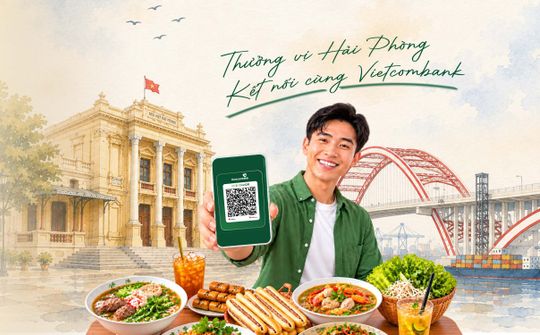 Vietcombank tặng 300.000 đồng cho chủ quán ẩm thực tại Hải Phòng khi liên kết ShopeeFood