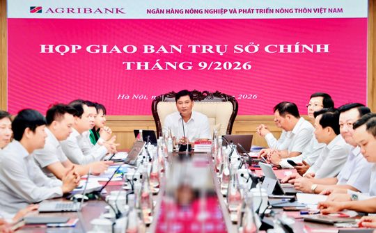 Agribank: Dư nợ khách hàng pháp nhân tăng 8,74% sau 8 tháng đầu năm 2026
