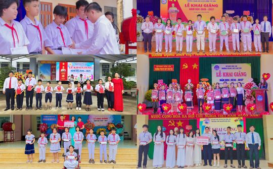 Agribank nối dài hành trình "Nâng bước em tới trường" nhân ngày khai giảng năm học mới