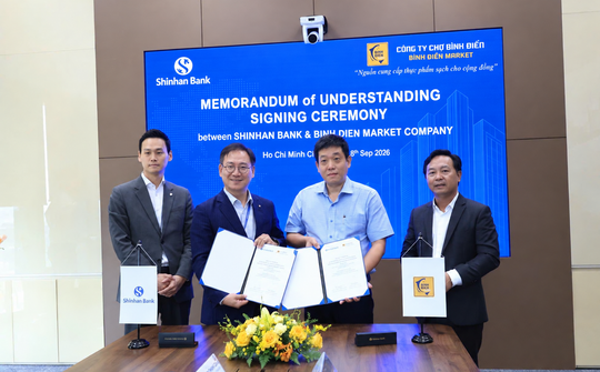 Ngân hàng Shinhan hợp tác Công ty Quản lý và Kinh doanh Chợ Bình Điền, mở rộng giải pháp tài chính cho tiểu thương
