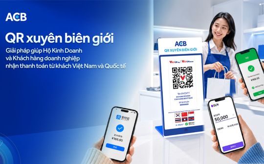ACB ra mắt giải pháp thanh toán QR xuyên biên giới