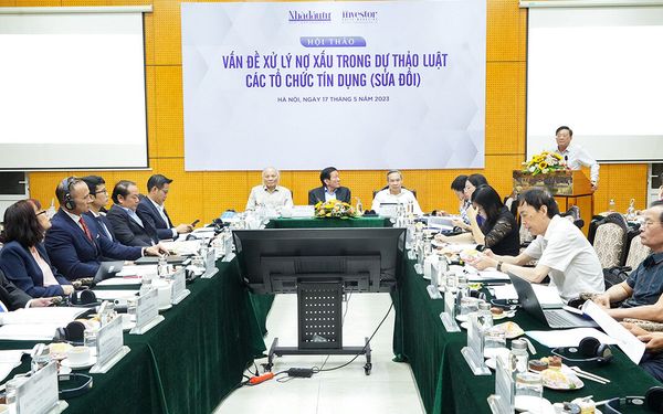 Hội thảo "Vấn đề xử lý nợ xấu trong Luật các Tổ chức tín dụng (sửa đổi)"