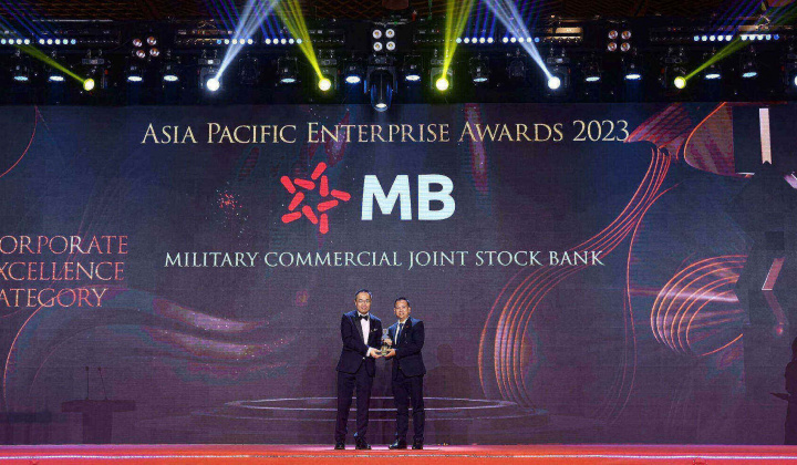 Ngân hàng MB được vinh danh Doanh nghiệp xuất sắc châu Á lần thứ 4 liên tiếp