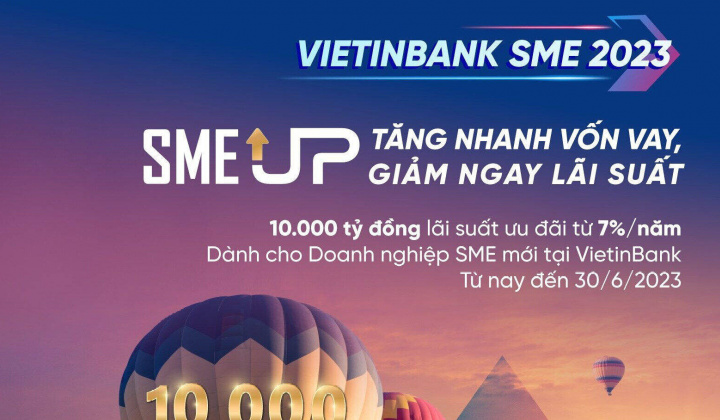 VietinBank tiếp tục giảm lãi suất cho vay doanh nghiệp vừa và nhỏ chỉ từ 6,3%