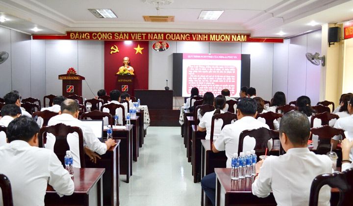 Agribank Bình Thuận tổ chức tập huấn chuyên đề kiểm tra, kiểm soát