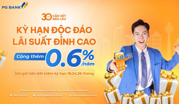 PG Bank tri ân khách hàng với chương trình “30 năm gắn kết bền lâu"