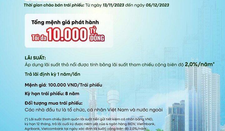 Agribank phát hành 10.000 tỷ đồng trái phiếu ra công chúng năm 2023
