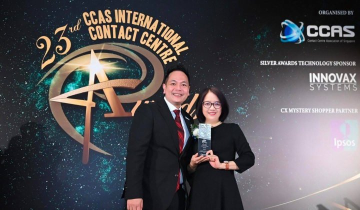 BIDV nhận giải thưởng quốc tế trong hoạt động chăm sóc khách hàng