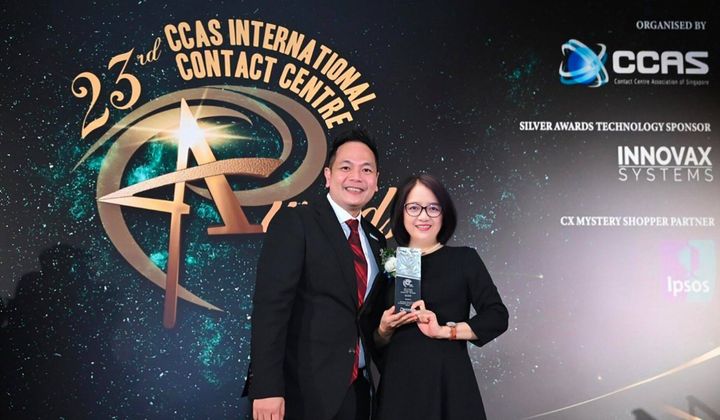 BIDV nhận giải thưởng quốc tế trong hoạt động chăm sóc khách hàng