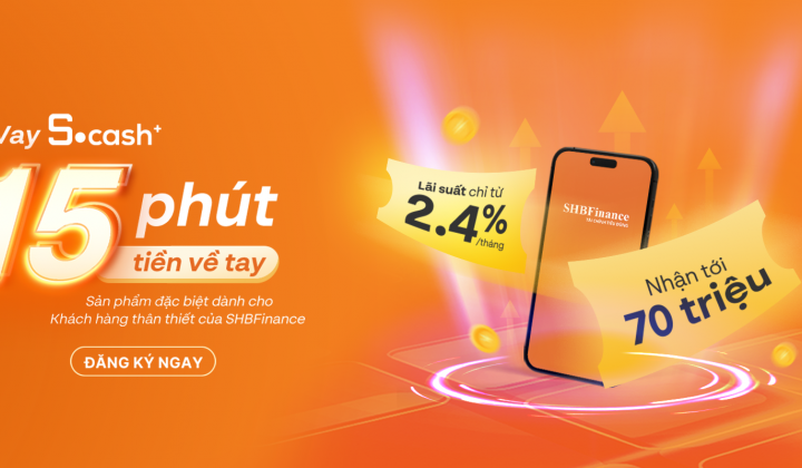 SHBFinance tung ưu đãi cho vay tiêu dùng