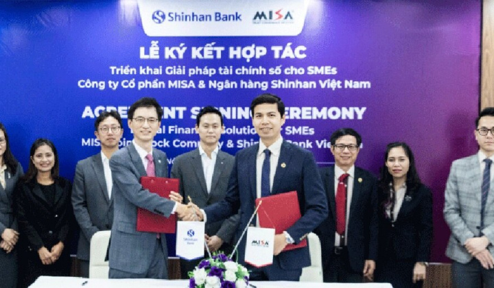 Shinhan Việt Nam hợp tác MISA triển khai tài chính số hỗ trợ doanh nghiệp vay vốn
