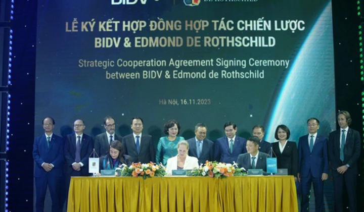 BIDV hợp tác chiến lược với Edmond de Rothschild