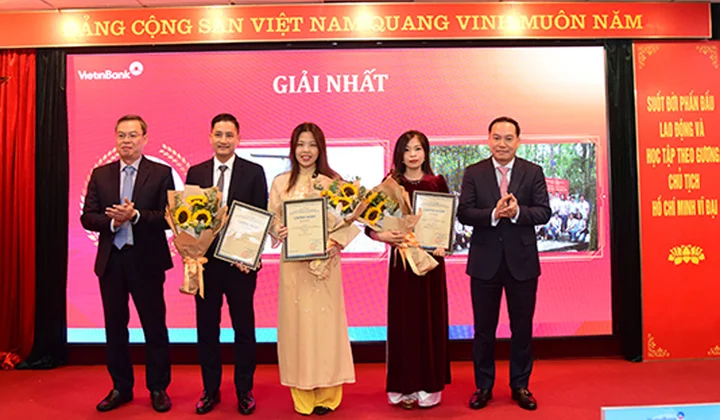 VietinBank trao giải cuộc thi hưởng ứng “Giải Búa liềm vàng Đảng ủy Khối Doanh nghiệp Trung ương năm 2023”