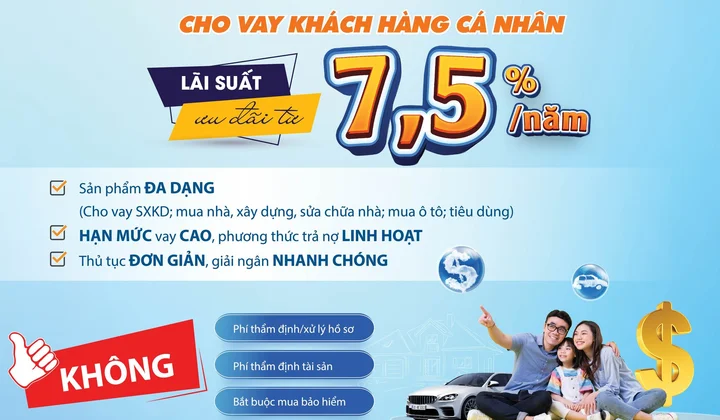 DongA Bank tiếp tục giảm lãi suất vay cho khách hàng cá nhân