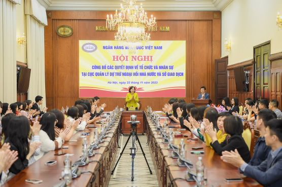 Bổ nhiệm lãnh đạo Cục Quản lý dự trữ ngoại hối nhà nước và Sở giao dịch