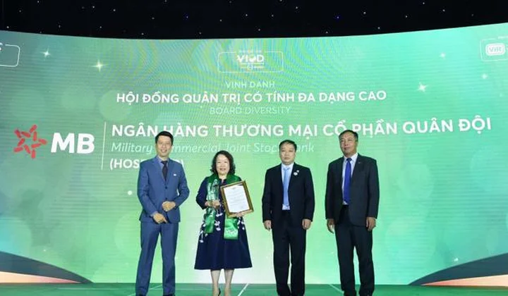 MB nhận giải thưởng uy tín nhờ trợ lực Doanh nghiệp tiếp cận tín dụng xanh
