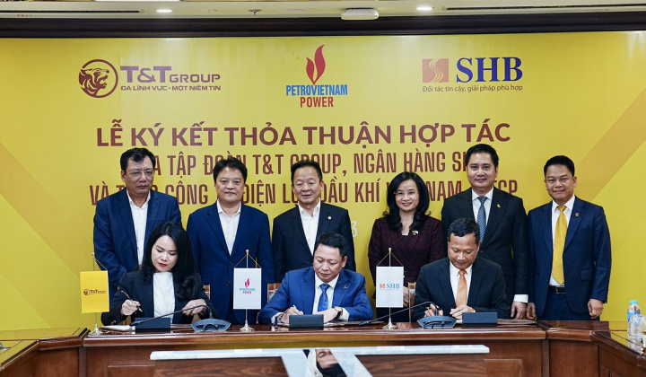 Ngân hàng SHB, T&T Group và PV Power ký kết hợp tác toàn diện
