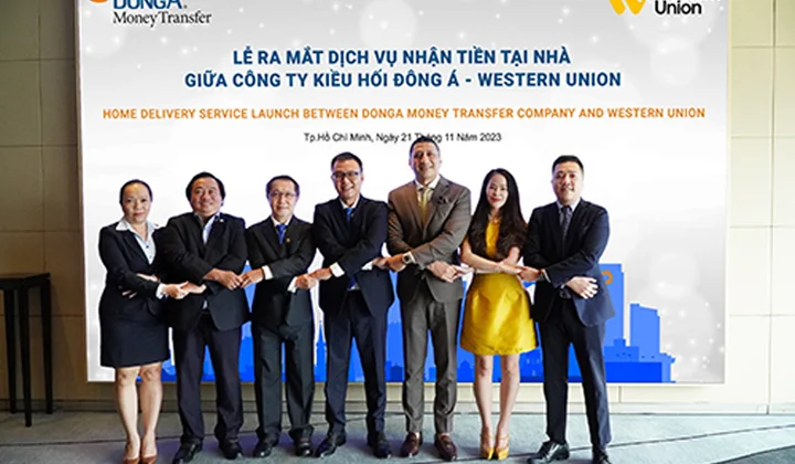 DongA Money Transfer ra mắt dịch vụ chi trả kiều hối tại nhà